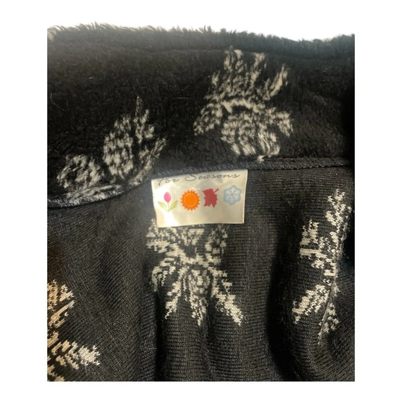 Vintage Zip Fleece with Red Birds and Snow ❄️.  Size XL, Beautiful Cozy … - Picture 10 of 11